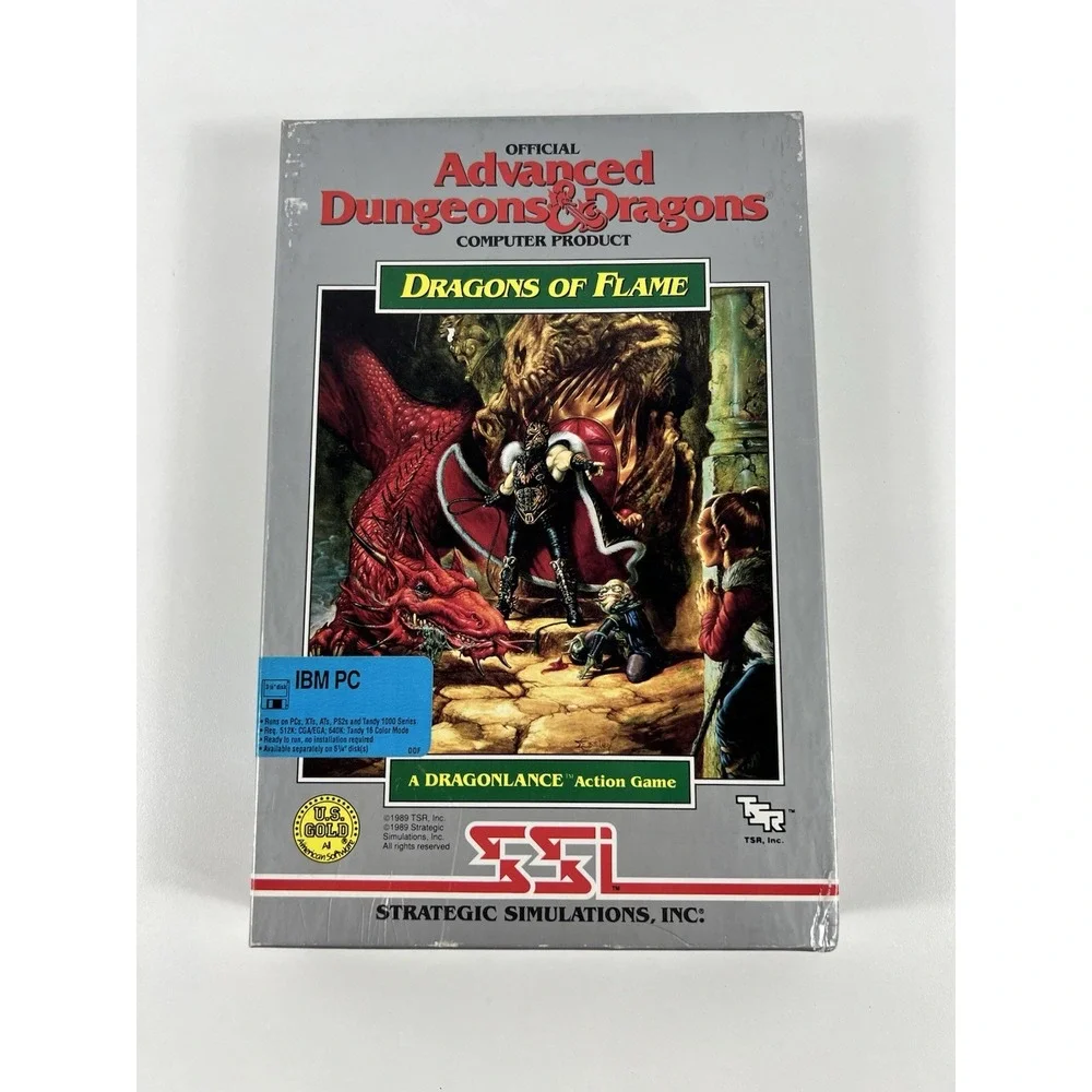 Advanced Dungeons & Dragons Unlimited Adventures BIG BOX & Dragons Of Flame 3.5
